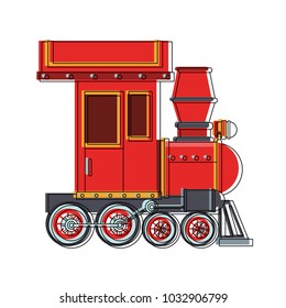 Train toy cartoon