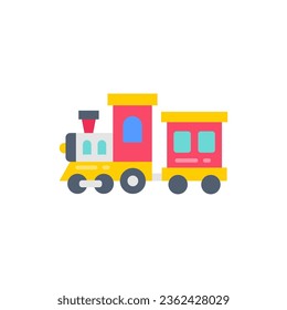 Train toy icon in vector. Illustration