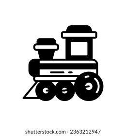 Icono del Juguete de Tren en vector. Ilustración