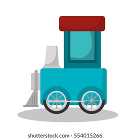train toy isolated icon