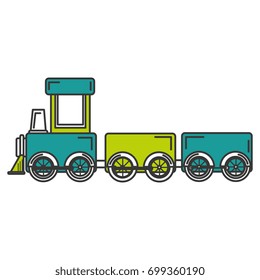 train toy isolated icon