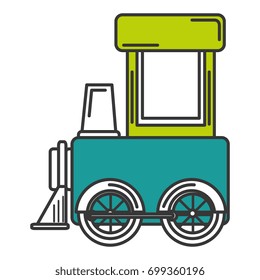 train toy isolated icon