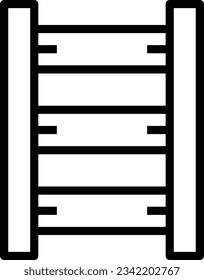 Symbol für die Zugstrecke - Einzelsymbol, Vektorgrafik
