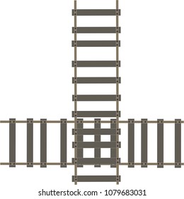 train tracks illustration