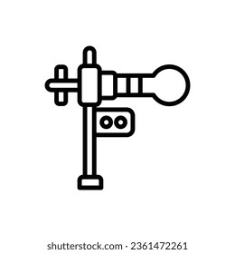 Train Traffic Sign Outline Icon Vector Illustration 