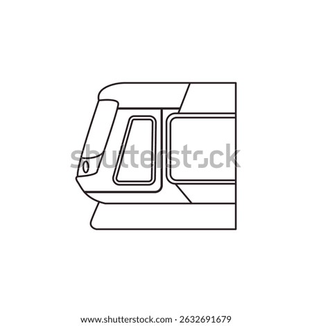 train tram speed station rail vector symbol sign icon illustration vector