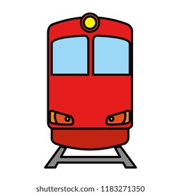 train transport isolated icon