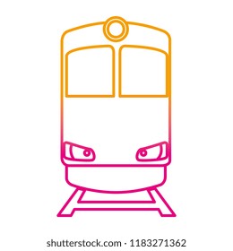 train transport isolated icon