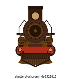 train transport public isolated icon vector illustration design