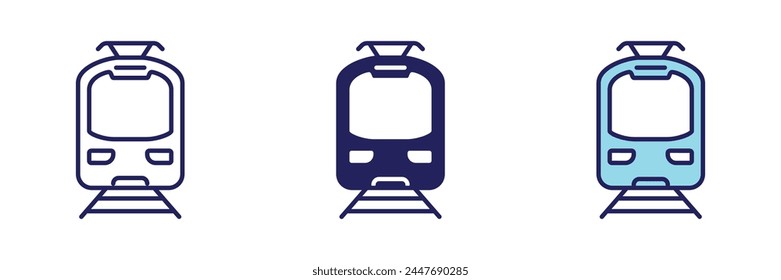 Train Transportation Icon - Navigation Set
