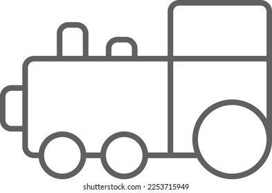 TRAIN Transportation icon people icons with black outline style. Vehicle, symbol, business, transport, line, outline, travel, automobile, editable, pictogram, isolated, flat. Vector illustration