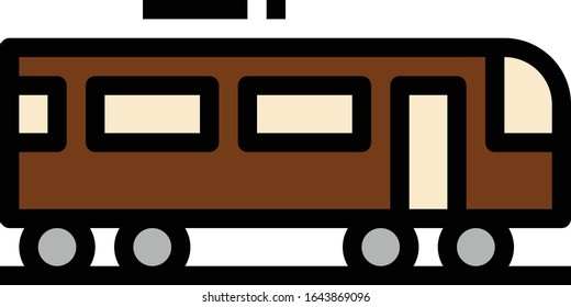 Train - Transportation icon set. High quality filled outline vector illustration for website and mobile application.