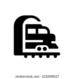 Train transportation icon (vector illustration)