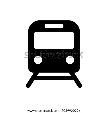 train transportation icon vector isolated on white background