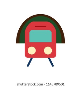 Train Transportation Logo Icon Design