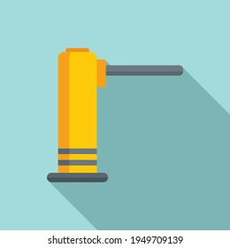 Train turnstile icon. Flat illustration of Train turnstile vector icon for web design