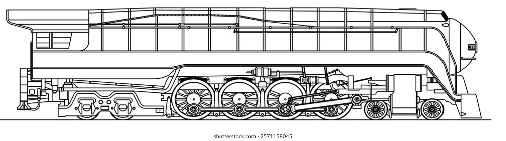 The train is a type of land transportation for people and goods that is quite efficient and frequently used