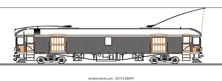 The train is a type of land transportation for people and goods that is quite efficient and frequently used