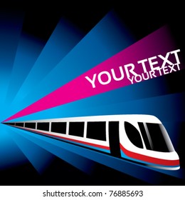 train vector background