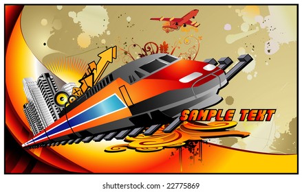 Train vector composition