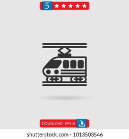 train vector icon