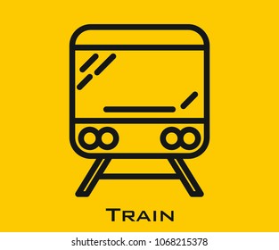 Train vector icon