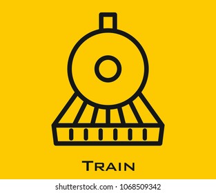 Train vector icon