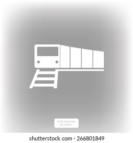 train vector icon