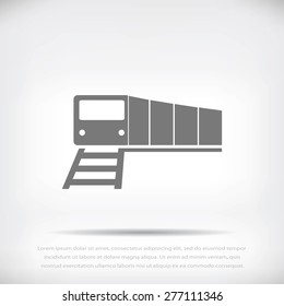 train vector icon