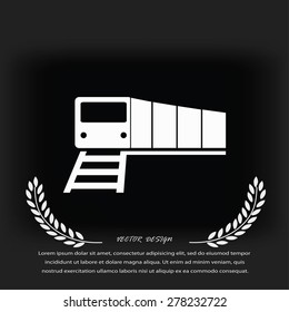 train vector icon