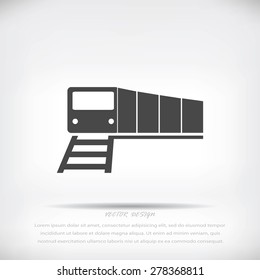 train vector icon