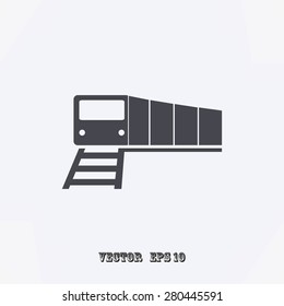 train vector icon
