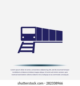 train vector icon