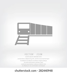 train vector icon