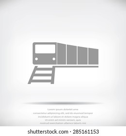train vector icon