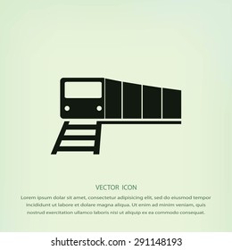 train vector icon
