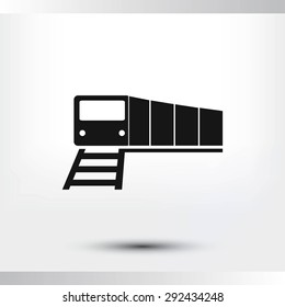 train vector icon