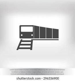 train vector icon