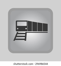 train vector icon