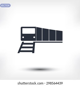 train vector icon