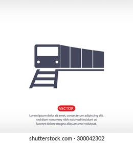 train vector icon