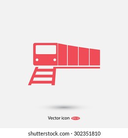 train vector icon