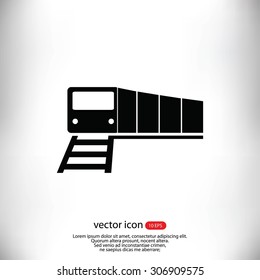 train vector icon
