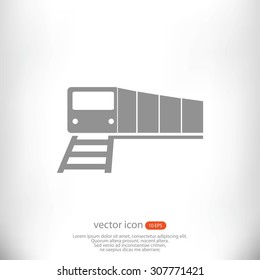 train vector icon
