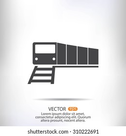 train vector icon