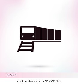 train vector icon