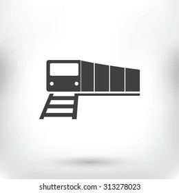 train vector icon