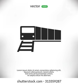 train vector icon