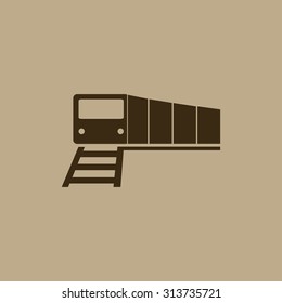 train vector icon