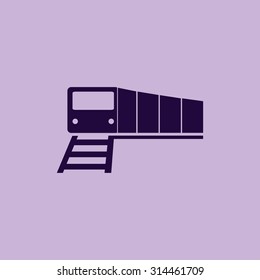 train vector icon